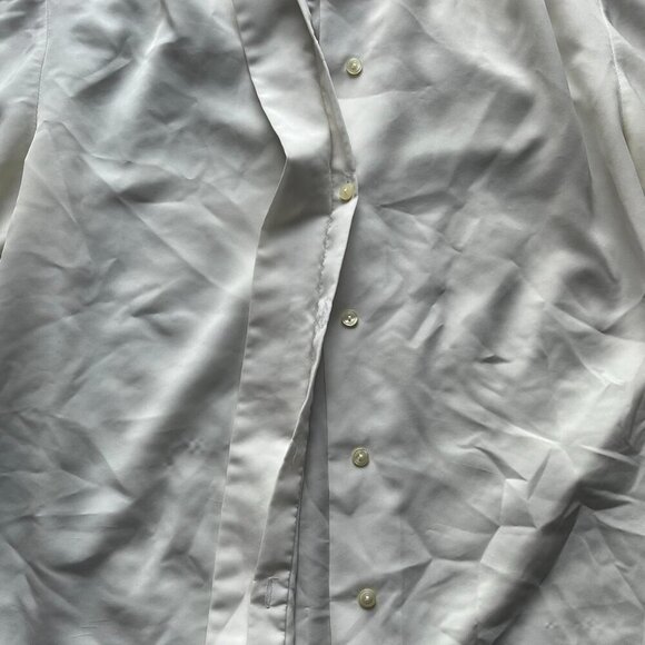 White Pendleton Blouse With Ruffled - Picture 2 of 8